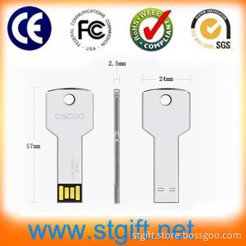 Low Cost Lock Shape Mini 8GB USB Flash Driver Metal USB Flash Key
